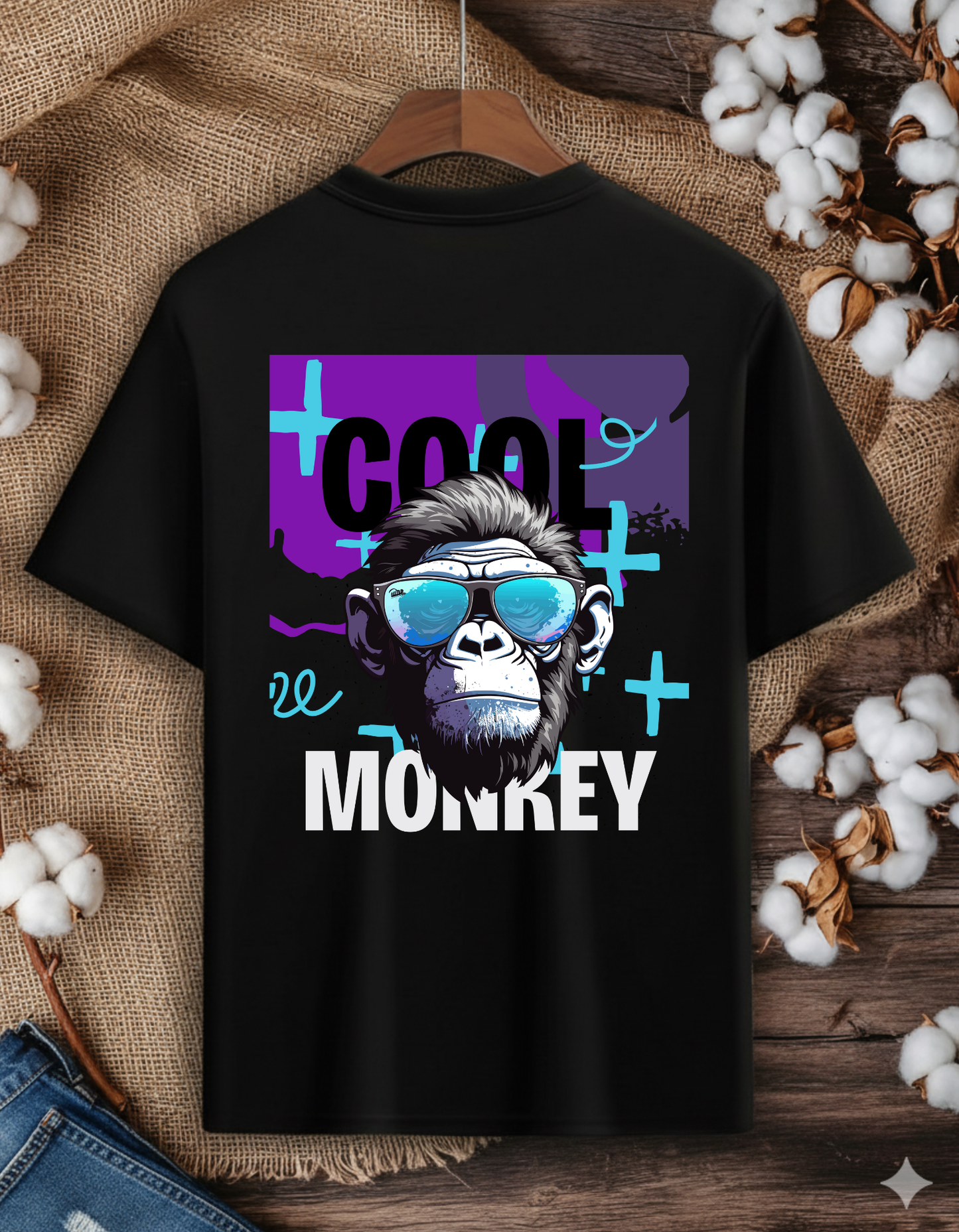 COOL MONKEY - Unisex Oversized T-Shirt